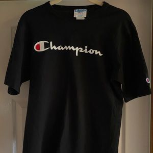 Champion black tee, never worn!